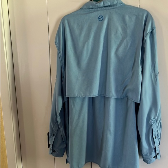 Magellan Outdoors Green Checkered Shirt - Picture 3 of 3